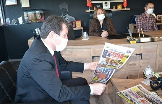 Vali Tavlı'dan SED Medya ve İGD'ye ziyaret