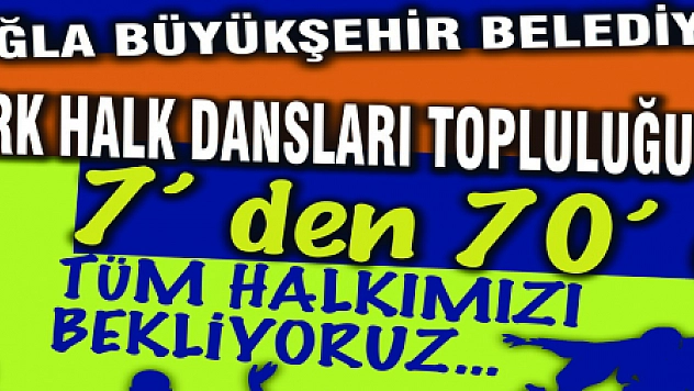 TÜRK HALK DANSLARI TOPLULUĞU ÖĞRENCİLERİ BEKLİYOR...
