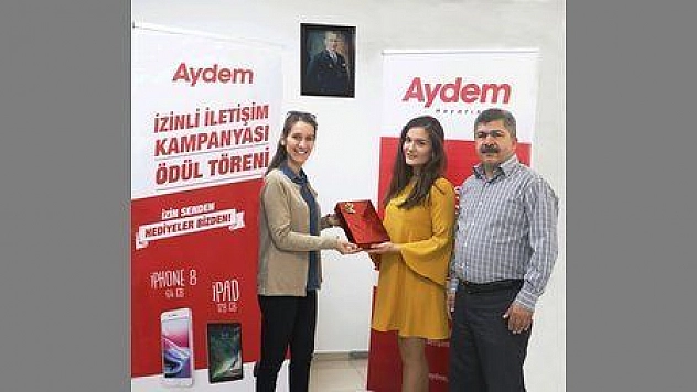 Aydem İzinli İletişim Kampanyası'nın talihlileri ödüllerine kavuştu