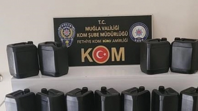 140 litre etil alkol ele geçirildi