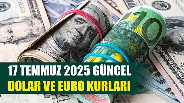 17 Temmuz 2025 Güncel Dolar ve Euro Kurları