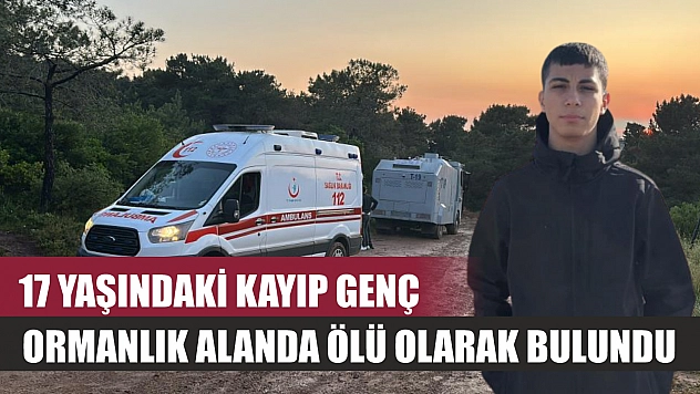 17 yaşındaki kayıp genç ormanlık alanda ölü olarak bulundu