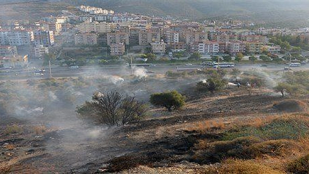 BAYRAK TEPE'DE YANGIN