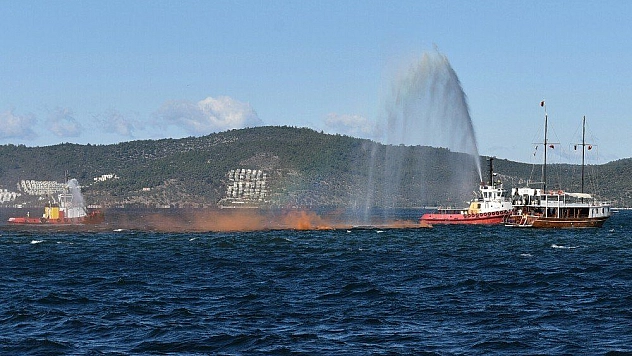 Bodrum'da yapılan uçak kazası tatbikatı nefes kesti