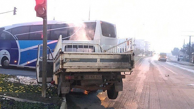 Milas'ta trafik kazası 1 yaralı