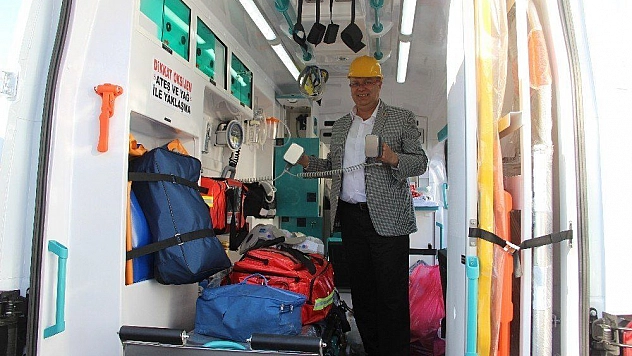 Sağlık Bakanlığı gönderdi, Tahir Ateş teslim etti