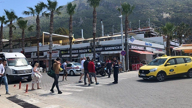 Fethiye'de jandarma ve emniyetten ortak uygulama
