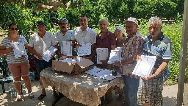 30 yıl sonra tapularına kavuştular