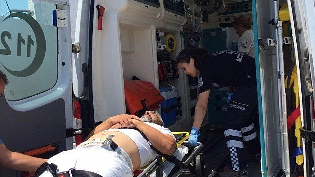 Denizde rahatsızlanan kaptanın imdadına deniz polisi yetişti