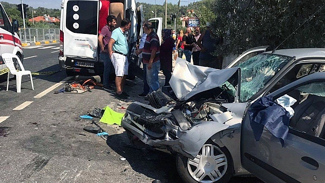 Muğla'da kaza: 1 ölü, 5 yaralı