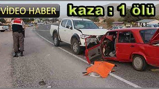 SEYDİKEMER DE KAZA 1 ÖLÜ