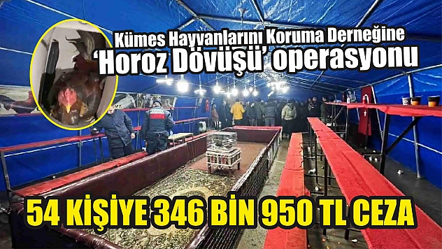 54 kişiye 346 bin 950 TL ceza kesildi