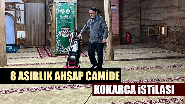 8 asırlık ahşap camide kokarca istilası