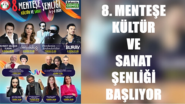 8. Menteşe Kültür Ve Sanat Şenliği Başlıyor