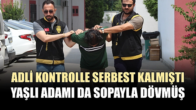 Adli kontrolle serbest kalmıştı, yeni görüntüleri çıktı: Yaşlı adamı da sopayla dövmüş