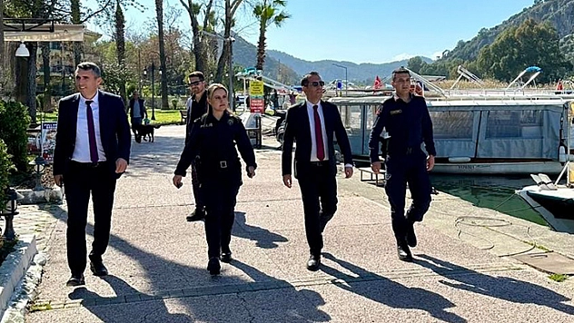 Aktaş, Dalyan'da Yapılan Çalışmaları Yerinde İnceledi