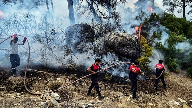 Antalya hava unsurları Muğla'ya aktarıldı