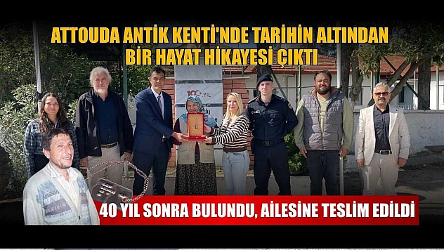 Attouda Antik Kenti'nde tarihin altından bir hayat hikayesi çıktı