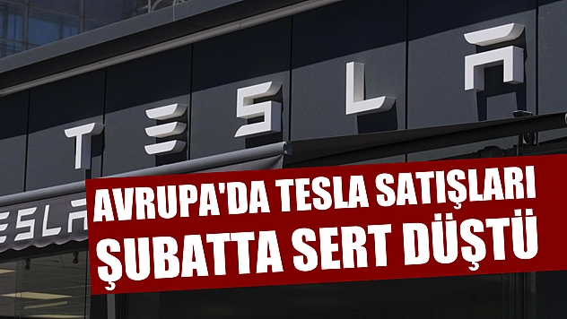 Avrupa'da Tesla satışları şubatta sert düştü
