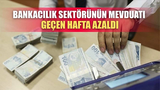 Bankacılık sektörünün mevduatı geçen hafta azaldı