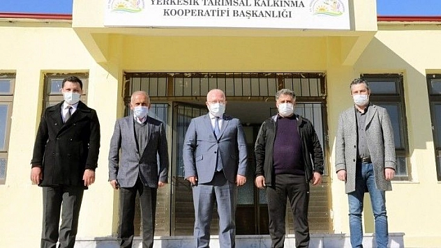 Başkan Gümüş, Yerkesik Kırsal Kalkınma Kooperatifinde incelemelerde bulundu