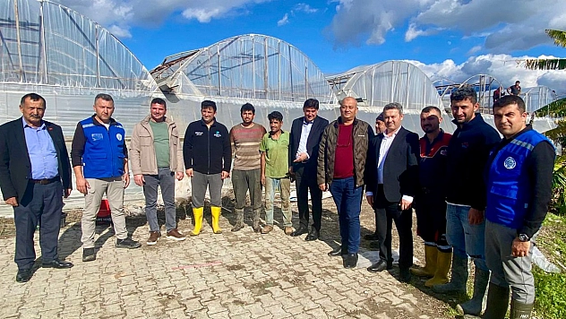 Başkan Karaca'dan Hortum Vuran Kumluova'ya Ziyaret