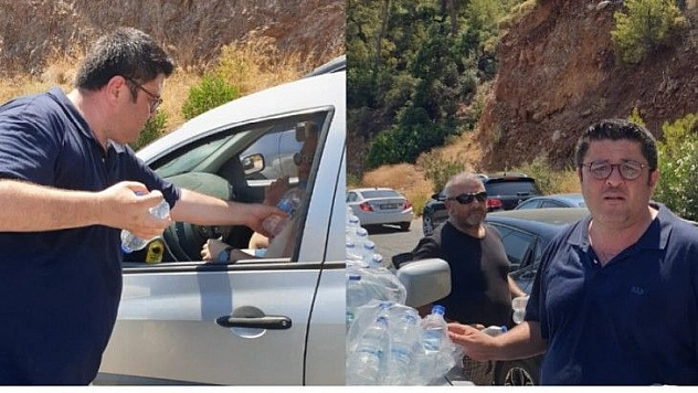 Başkan Kökten'den Tatilcilere Su Jesti