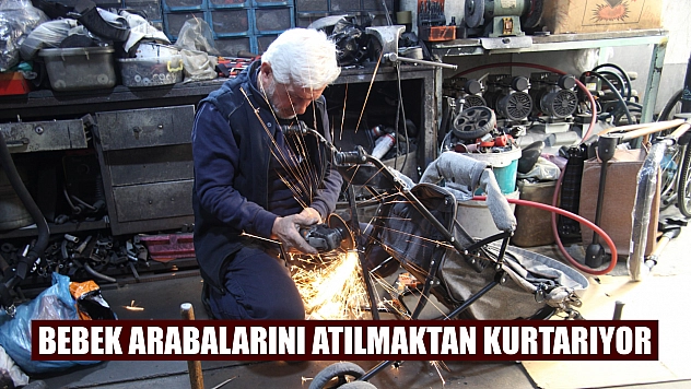 Bebek arabalarını atılmaktan kurtarıyor