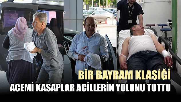 Bir bayram klasiği: Acemi kasaplar acillerin yolunu tuttu