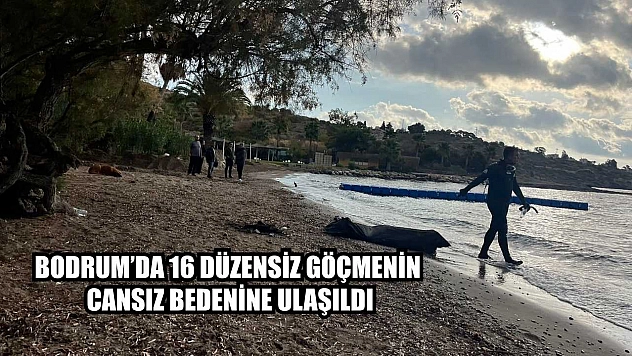 Bodrum'da 16 düzensiz göçmenin cansız bedenine ulaşıldı