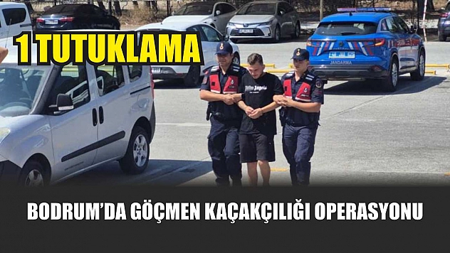 Bodrum'da Göçmen Kaçakçılığı Operasyonu: 1 Tutuklama