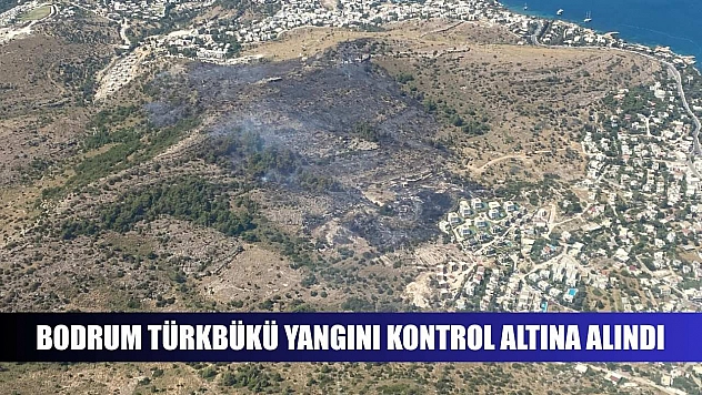 Bodrum Türkbükü yangını kontrol altına alındı