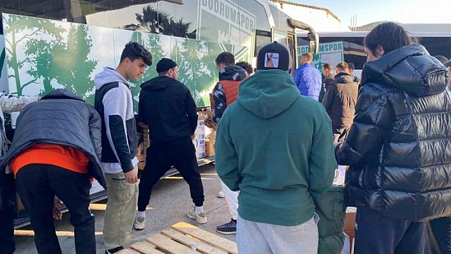 BODRUMSPOR'DAN DEPREM BÖLGESİNE DESTEK