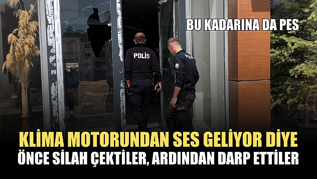 Bu kadarına da pes: Klima motorundan ses geliyor diye önce silah çektiler, ardından darp ettiler