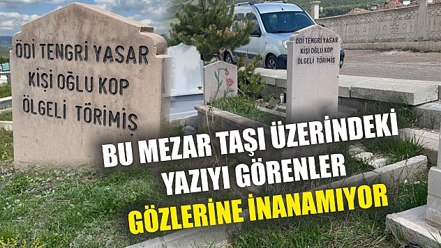 Bu mezar taşı üzerindeki yazıyı görenler gözlerine inanamıyor