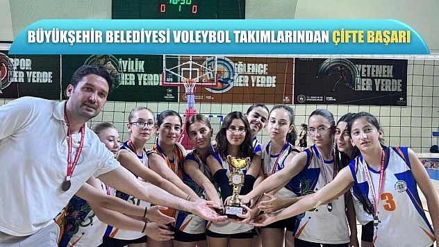Büyükşehir Belediyesi Voleybol Takımlarından Çifte Başarı