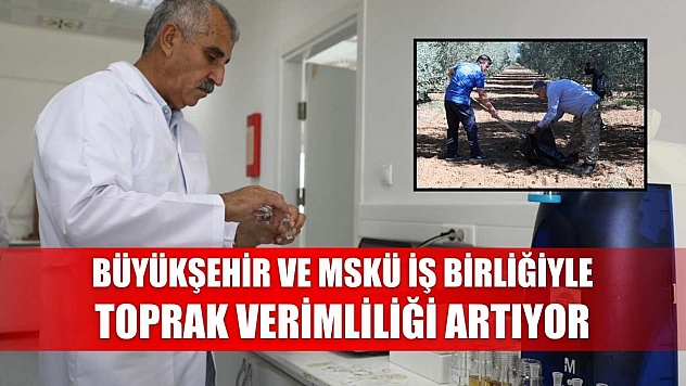 Büyükşehir ve MSKÜ İş Birliğiyle Toprak Verimliliği Artıyor