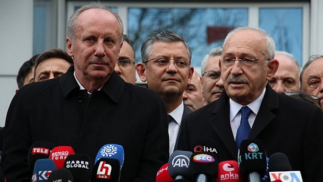 CHP LİDERİ KILIÇDAROĞLU, MUHARREM İNCE İLE GÖRÜŞTÜ