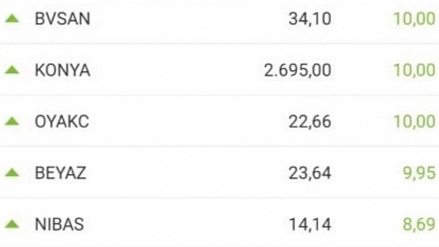 ÇİMENTO ŞİRKETLERİNİN HİSSELERİ DEPREMLE TAVAN OLDU