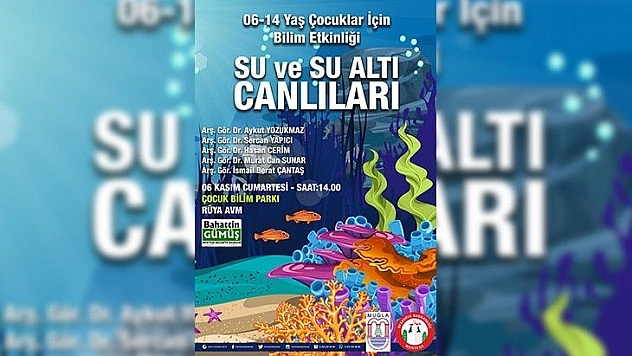 Çocuk Bilim Parkında Su ve Su Altı Canlıları Bilim Etkinliği