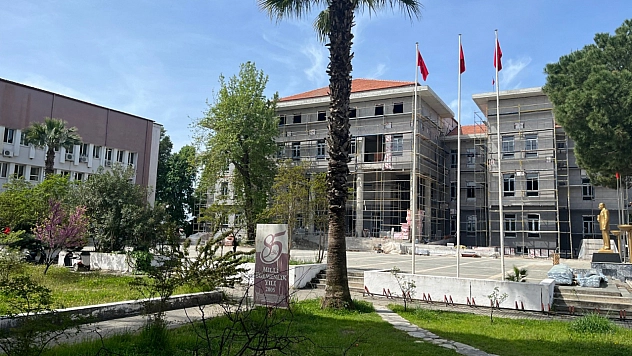 Devam eden Hükümet Konağı inşaatında sona yaklaşıldı