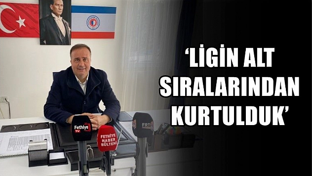 Dinçel, 'Ligin alt sıralarından kurtulduk'