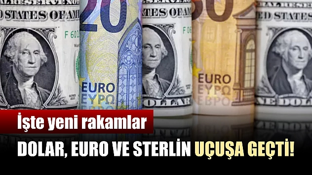 Dolar, euro ve sterlin uçuşa geçti! İşte yeni rakamlar