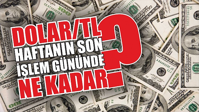 Dolar/TL haftanın son işlem gününde ne kadar?