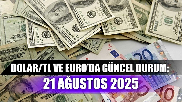 Dolar/TL ve Euro'da Güncel Durum: 21 Ağustos 2025