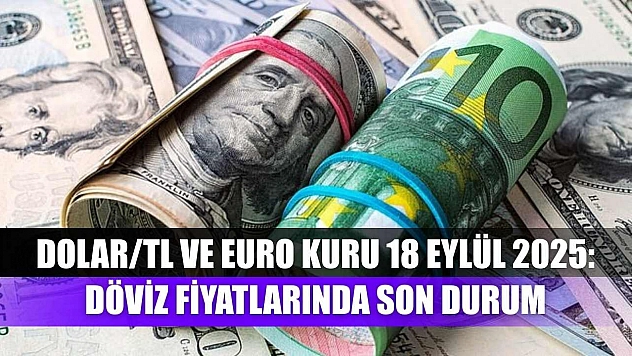 Dolar/TL ve Euro Kuru 18 Eylül 2025: Döviz Fiyatlarında Son Durum