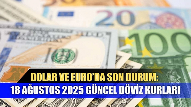 Dolar ve Euro'da Son Durum: 18 Ağustos 2025 Güncel Döviz Kurları