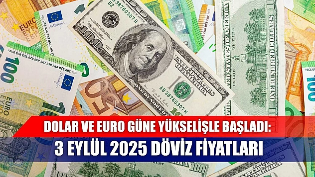 Dolar ve Euro Güne Yükselişle Başladı: 3 Eylül 2025 Döviz Fiyatları