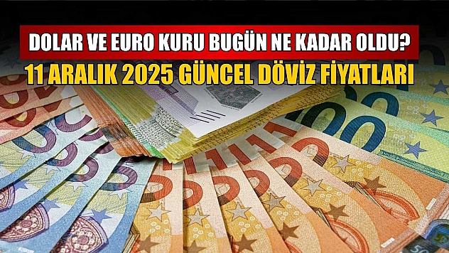 Dolar ve Euro kuru bugün ne kadar oldu?  11 Aralık 2025 güncel döviz fiyatları