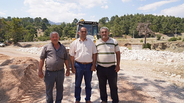 Dont Mahallesi'nde asfalt hazırlığı sürüyor